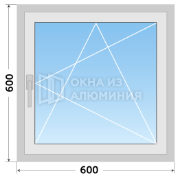 Окно алюминиевое AL-847